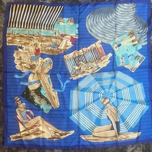Ralph Lauren Riviera la plage espadrille scarf